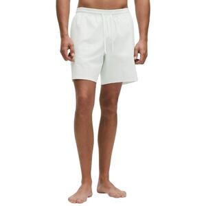 Lululemon Men's Dotted Link White Ocean Air Swim Short 7" Lined Size L